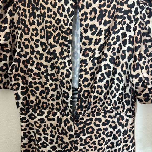 ASOS Leopard Midi Dress - Picture 2 of 4